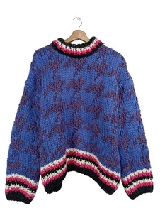 ZARA Jersey de punto grueso Mujeres Jersey Talla EU 36 azul look casual - Imagen 1 de 5
