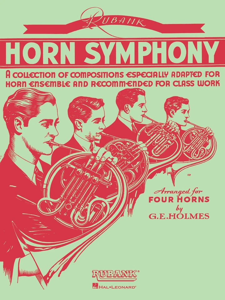 Horn Symphony for Quartet or Ensemble 4 Equal Contest Sheet Music Rubank Book - Image 1 of 1