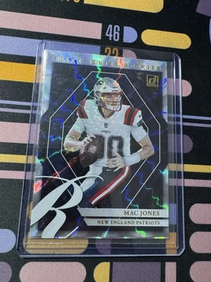 Mac Jones RC 2021 Donruss Elite Series Rookies New England Patriots #ESR-MJO - Image 1 of 4