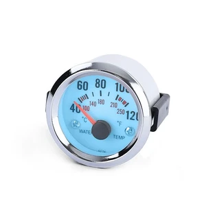 Wassertemperatur Anzeige Zusatz Instrument mit Halter Plasma Blau beleuchtet - Picture 1 of 6