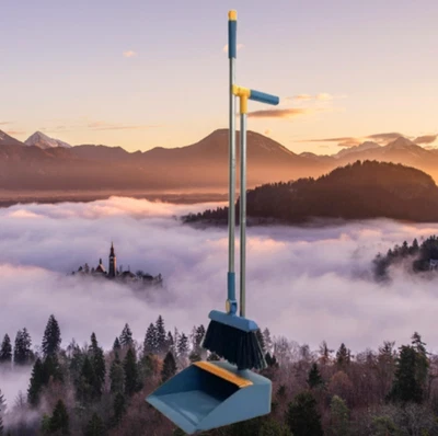 Escoba de succión magnética giratoria y plegable 3 en 1 Dustp**# Foto 1 de 4