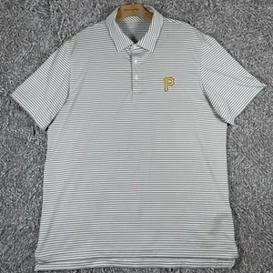 Vineyard Vines X Pittsburgh Pirates Poloshirt Herren große Streifen Kurzarm - Bild 1 von 6