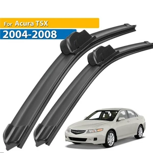 2Pcs Front Windshield Flat Wiper Blades Set For Acura TSX 2004 - 2008 26"+16" - Picture 1 of 6
