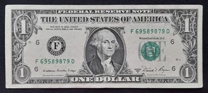 1981 Note $1 One Dollar Federal Reserve From US - Picture 1 of 2