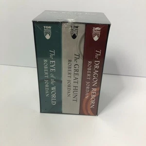 The Wheel of Time Boxed Set 1 Books 1-3 by Robert Jordan Collection New Sealed - Picture 1 of 3