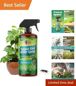 200ml Eco-Friendly Fungus Gnat Killer Spray | Safely Eradicate Sciarid Flies - Picture 1 of 9