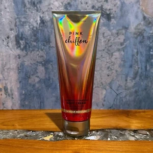 Crema corporal Bath & Body Works de gasa rosa 24 horas hidratante ultra karité 8 oz - Imagen 1 de 2