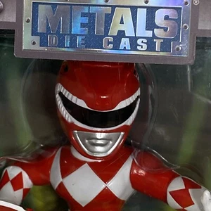 Mighty Morphin Power Ranger Red Ranger 4" Metals Diecast Jada Toys OPEN BOX - Bild 1 von 12