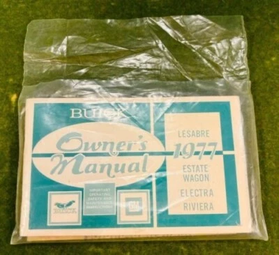 1977 Buick Owner's Guide LeSabre Estate Wagon Electra Riviera +BONUS OEM Vintage - Image 1 of 4