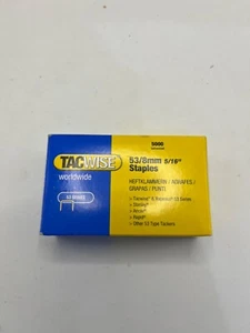 Tacwise Typ 53 / 8 mm Edelstahl Heftklammern, 4800 Stück verzinkt - Bild 1 von 4