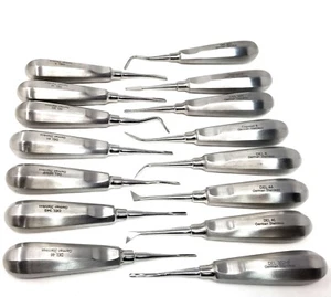 Dental Elevators Elevator Extraction Surgical Dental Instruments Mix 15 Pcs Set - Picture 1 of 3
