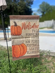 garden flags 12x18 double sided - Picture 1 of 1