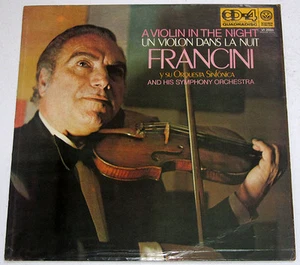 Philippines FRANCINI A Violin In The Night Un Violon Dans La Nuit LP Record - Picture 1 of 3