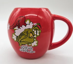 Dr. Seuss Grinch Coffee Cup 12 Oz. Tea Cup Mug Red Ceramic Christmas - Picture 1 of 7
