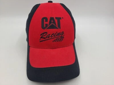 De colección Ward Burton #22 CAT Caterpillar Racing Sombrero Gorra Cyrk Hombres NASCAR Rojo Negro Foto 1 de 4