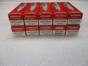 NGK BPR5ES Honda 98079-55846 Spark Plugs Set of 10 - Picture 1 of 6