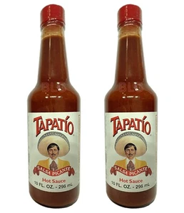 Tapatio Salsa Picante Salsa Caliente Suministro de Cocina Alimentos Especias Condimentos 10 OZ Paquete de 2 - Imagen 1 de 2