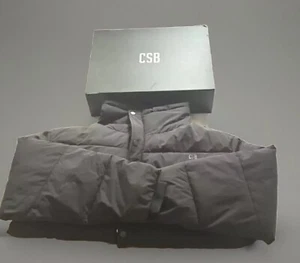 CSB CHAQUETA PUFFER Mujeres Ropa Activa - Grande en Negro Nueva en Caja - Imagen 1 de 2