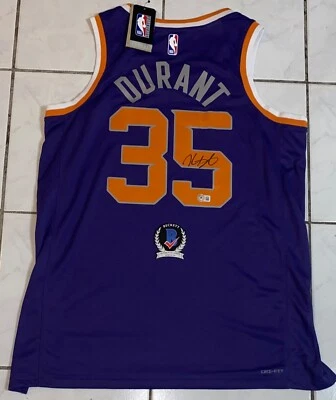 Kevin Durant Signed Autographed Phoenix Suns Nike Swingman Jersey Beckett Wit - Image 1 of 2