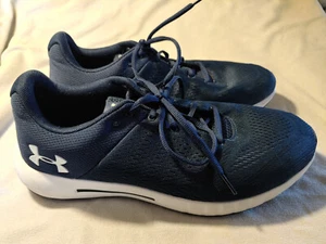 Men Under Armour micro g pursuit Navy Blue Running Shoes Size 11 45 3020219-400 - Picture 1 of 4