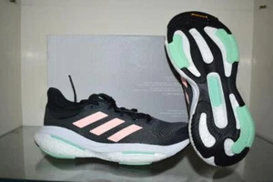 adidas Women's Solar Glide 5 Running Shoes GX5495 Size 6.5 Black/White NIB - Picture 1 of 2