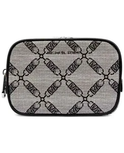 Riñonera Michael Kors para mujer con logotipo jacquard talla L/XL negra **NUEVA CON ETIQUETAS** - Imagen 1 de 12