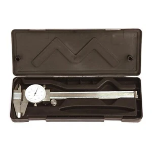 HFS(R) 0-6" Acero Inoxidable 4 Vías Dial Pinza Imperial .001" A Prueba de Golpes - Imagen 1 de 7