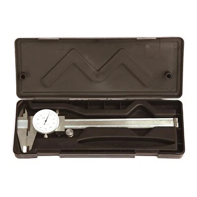 HFS(R) 0- 6" Stainless 4 Way Dial Caliper Imperial Caliper .001" Shock Proof - Image 1 of 4