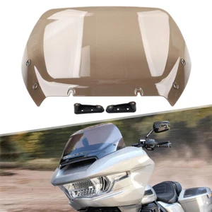 12'' Tan Windscreen Windshield For Harley Touring Road Glide CVO FLTRXSE 23-24 - Picture 1 of 11