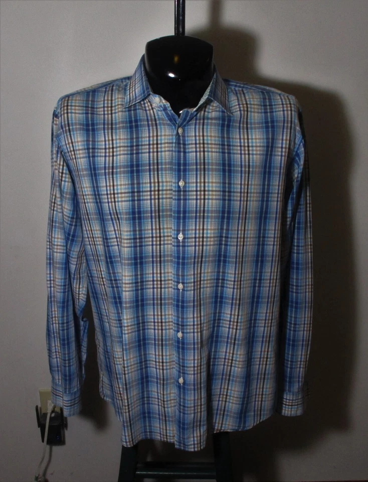 Camisa de Vestir Ben Sherman Azul Turquesa Talla XL, 17/34-35 Foto 1 de 4