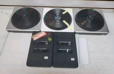 Lote de tocadiscos DJ Hero sin probar (sin dongles) solo piezas o reparaciones, PS2/PS3 *LEER Foto 1 de 4