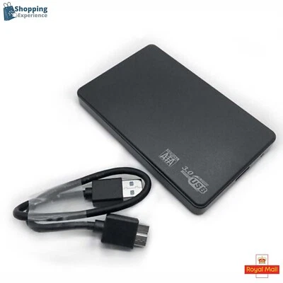 2.5 Inch USB 3.0 External Case SATA lll HDD SSD Hard Drive Enclosure Caddy Case - Image 1 of 4