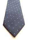 ROBERTO for C&A Neck Tie Slim Dark Blue with Small Light Blue Dots   FREE P&P