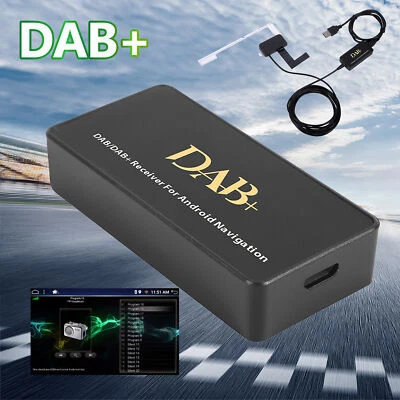 Tuner Radio Box For Android Stereo Car Digital DAB+ Adapter USB Receiver Antenna - image 1 of 4