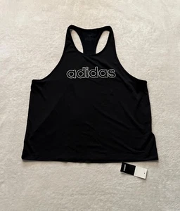 NWT Adidas Women's Black Climalite Active Workout Racerback Tank Top Size XL - Picture 1 of 7