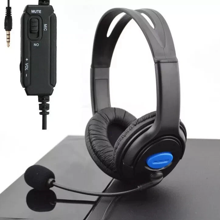 Audifonos Gamer con Microfono Para PS4 PC Conector 3.5 mm Auriculares con Cable - Image 1 of 4