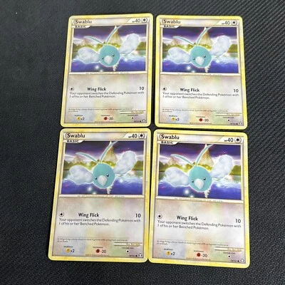 Swablu 78/102 Triumphant Pokemon Card Non-Holo MP 4 - Image 1 of 4