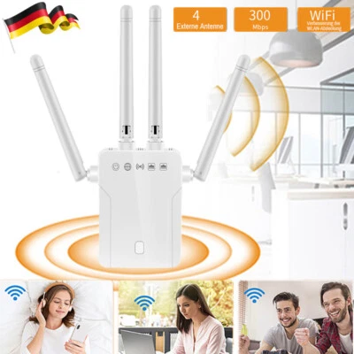 WLAN Repeater Router Range Extender Wireless Signal Verstärker Booster WiFi DHL - Bild 1 von 4