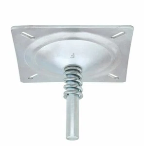 Base de pedestal de poste de resorte de 3/4 pulgadas de acero chapado de alta resistencia para montaje de asiento de barco - Imagen 1 de 2
