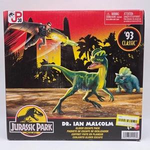 Jurassic Park Dr Ian Malcolm Glider Escape Pack Figuren JP30 '93 Classic Mattel - Bild 1 von 6