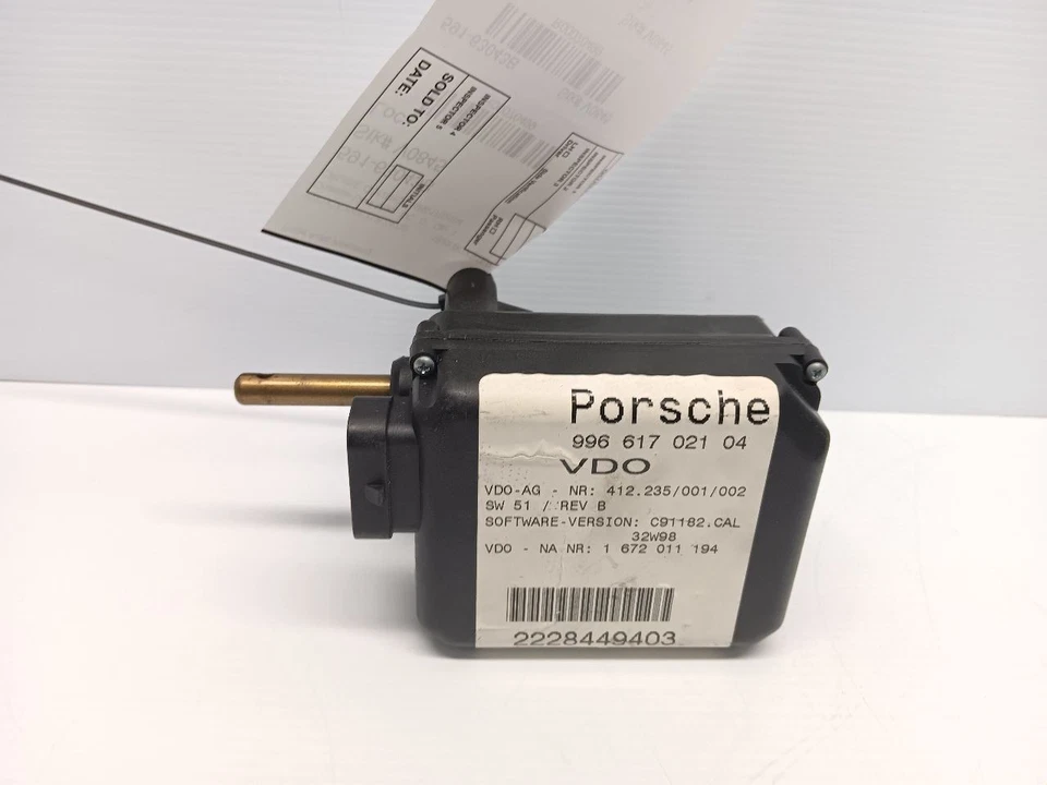 Unidad de módulo de control de crucero 99-04 Porsche Boxster 986 VDO 99661702104 OEM Foto 1 de 4