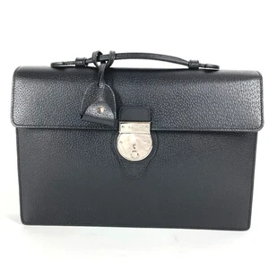 GUCCI 295256 Logo Business Bag, Aktentasche Handtasche Leder Schwarz - Bild 1 von 18