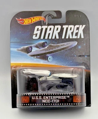 2013 Hot Wheels Star Trek U.S.S Enterprise NCC-1701 Retro Entertainment Series - Image 1 of 4