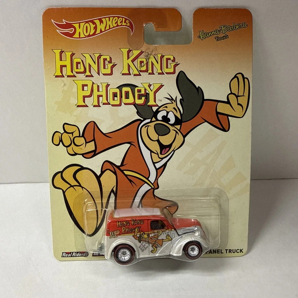 Real Riders Hot Wheels 2013 - Camión con panel Anglia - Hong Kong Phooey 1:64 Foto 1 de 1