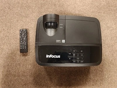 InFocus IN126a Projector - 3500 Lumens, 1371 Lamp Hours - Image 1 of 4