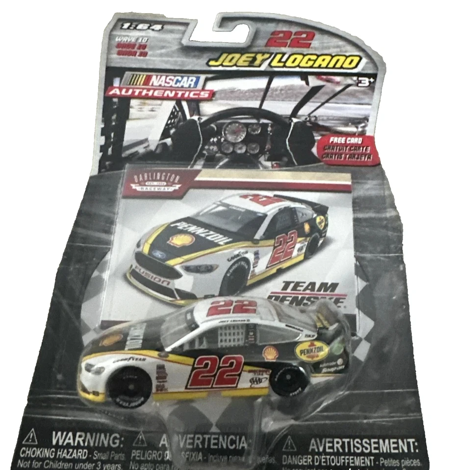 2016 Joey Logano No22 Darlington Throwback 1:64 Wave 10 УПАКОВКА ИЗНОС БЕСПЛАТНАЯ ДОСТАВКА! - Изображение 1 из 1