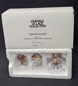 Department 56 Village Heritage North Pole - Baker Elves 5603-0, Retired, In Box - Bild 1 von 4