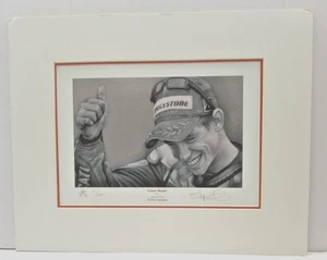 Casey Stoner World Champion Limited Edition Mounted Print by Stephen Doig - Bild 1 von 1