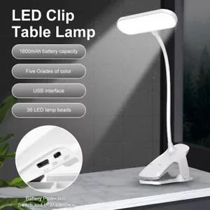 LED Schreibtischlampe Tisch-Leuchte Dimmbar Büro Leselampe Touch Nachttisch NEU - Bild 1 von 17