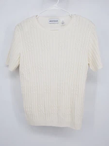 Alfred Dunner, talla pequeña, con cordón marfil con cuentas iridiscantes. Hermoso, perfecto! #0928 - Imagen 1 de 7